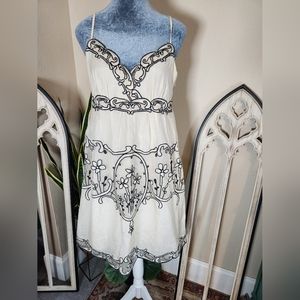MM Couture Embroidered Dress, Size M